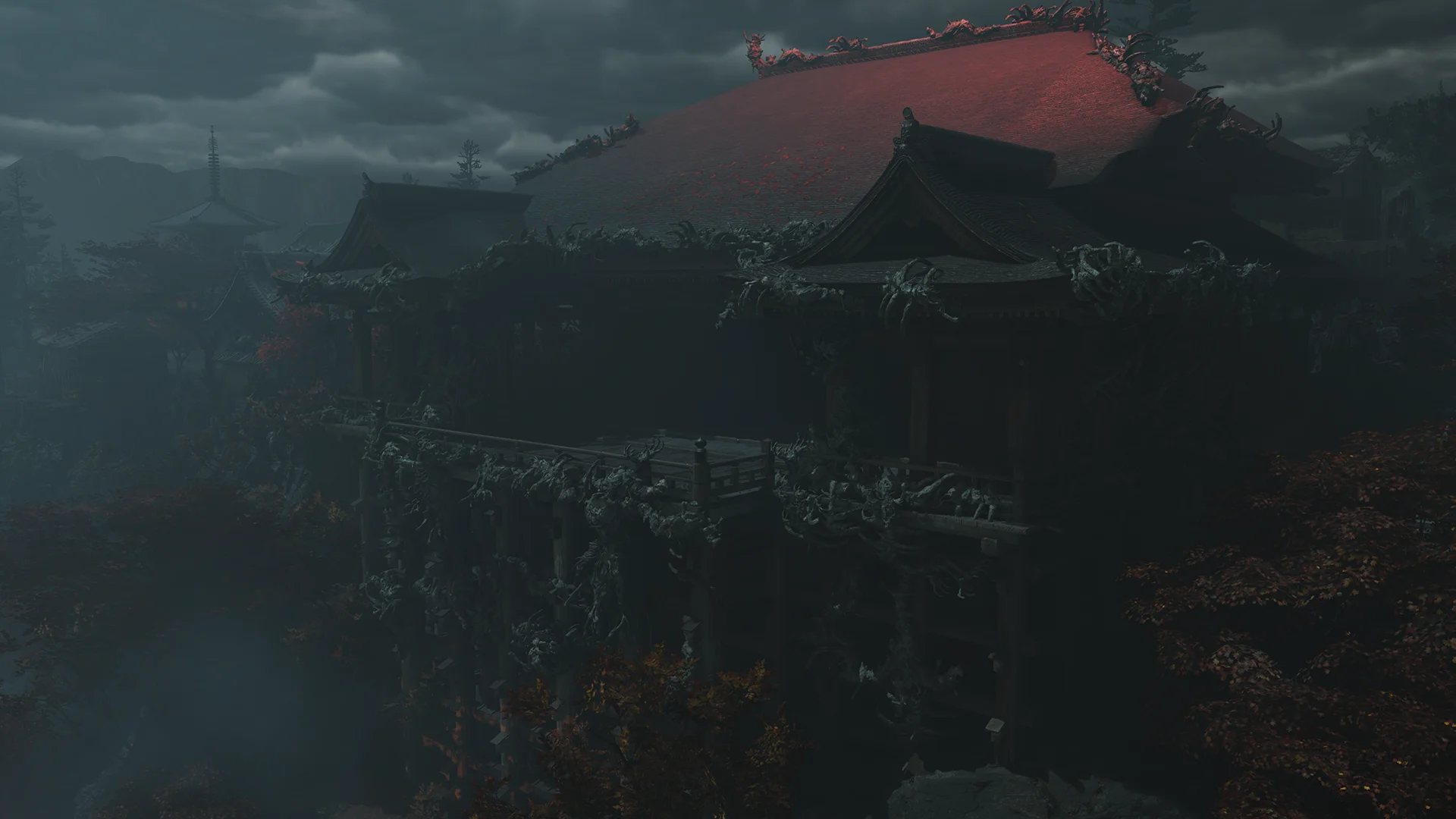 Kiyomizu-dera Temple twisted by the Genma
