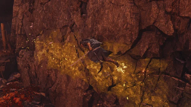 Oni Agility wall-running across a cliff face