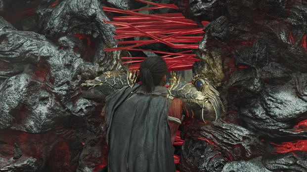 Oni Strength tearing through a Genma barrier