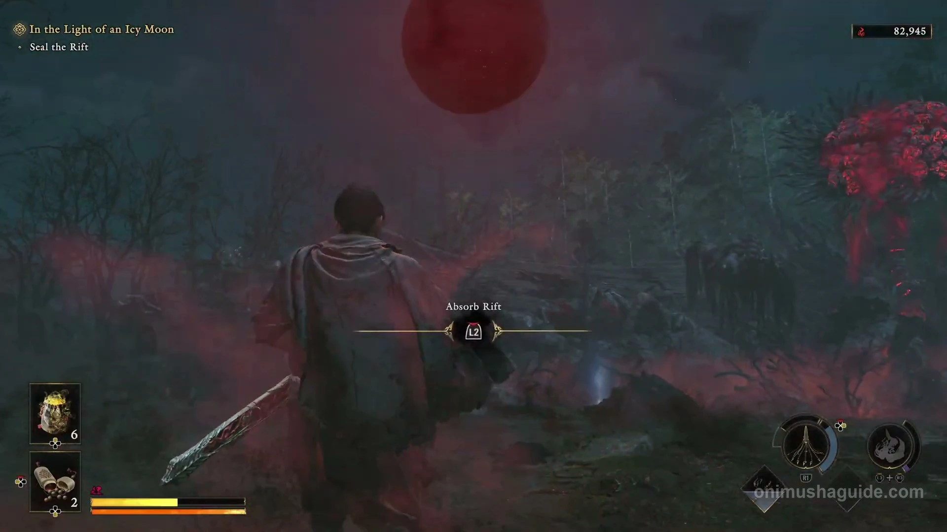 L2 Absorb Rift prompt after clearing Dohatsu-ten and the first Arashiyama encounter